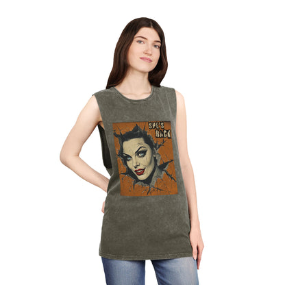 She's Back Stonewash Graphic Tank