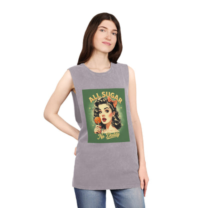 All Sugar No Daddy  Stonewash Graphic Tank